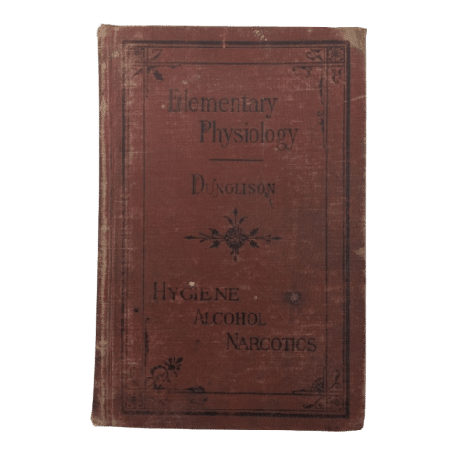 Photo of "Elemental Physiology" book by Dunglison from our collection.