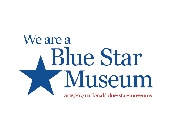 Image reads: "We are a Blue Star Museum"